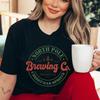 North Pole Brewing Co T Shirt Premium Christmas Spirit Holiday Family Ideas Matching Vintage Versatile Slightly Unisex
