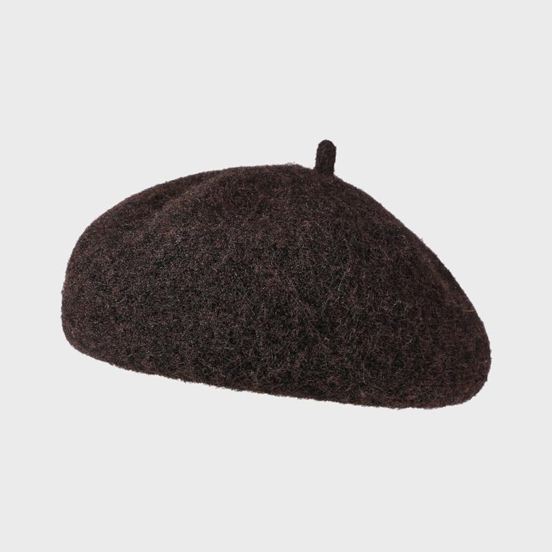 Кашетовый берет Женская осенне-зимняя теплая вязаная шапка Шапка художника