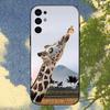 Чехол для телефона с милыми животными-жирафами для Samsung S25, S24, S21, S22, S23, S30, Ultra, S20, Plus, Fe, Lite, Note, 10, 9, 5G Черный чехол