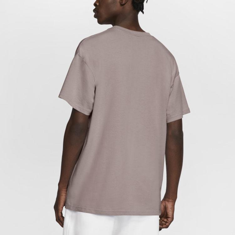 Nike Мужская спортивная футболка с коротким рукавом Lab Solo Swoosh Essential, светло-розовая DA0321-245