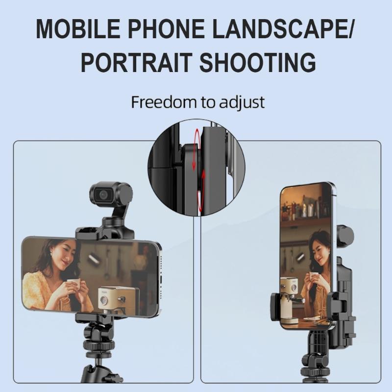 Phone Bracket Teleprompter Stand Grip For Pocket 3 Camera Stabilization Gimbal Teleprompter Mount Accessory
