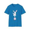 Unisex Softstyle Easter Bunny Ballet T-Shirt: Cute Circus, Pastel Whimsy Tutu