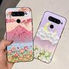 Чехол-крышка для LG V40 ThinQ Для LG V35 V35+ ThinQ Мягкие ТПУ Силиконовые Чехлы Модный Цветочный Милый Рисунок Funda Для LGV40 ThinQ Capa