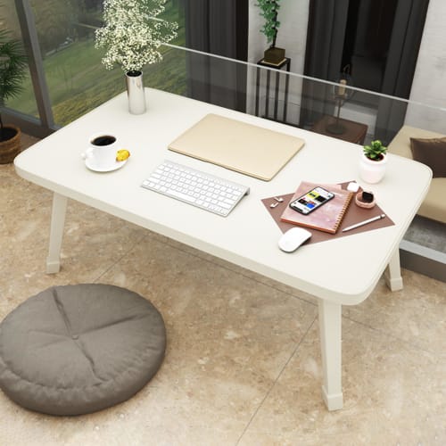 PluieSoleil Folding Table, 60cm Wide x 40cm Deep x 28cm High, Lightweight, Folding Coffee Table, Mini Table with Lock for Extra Stability, Perfect for