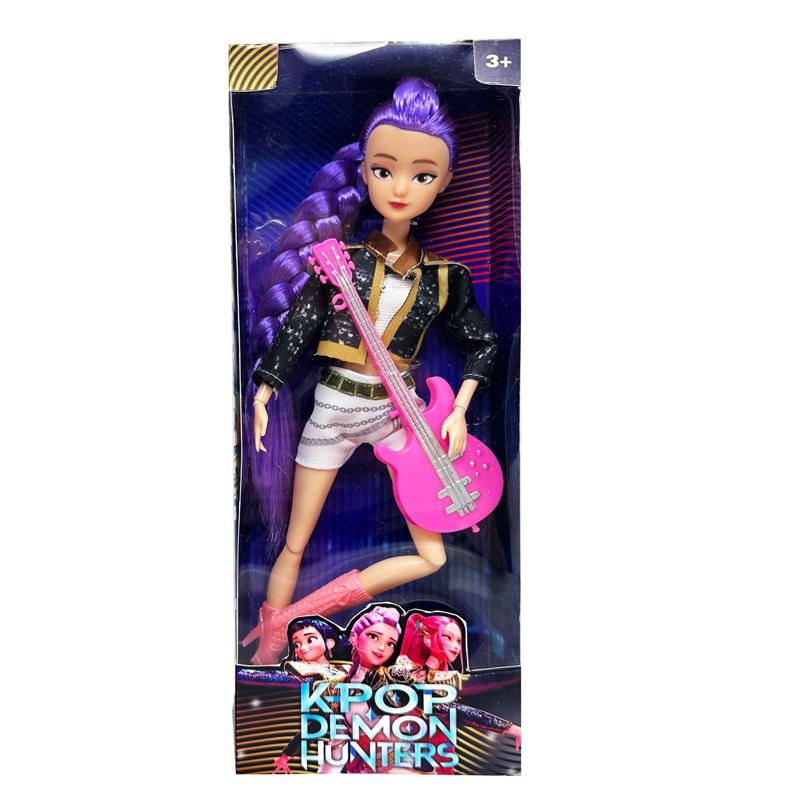 Куклы Игрушки Kpop Охотники на демонов Фигурка Игрушка Руми Мира Зои Красивая Принцесса Куклы для Маленькой Девочки Пластиковая DIY Игрушка для Девочек