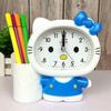 Bee Alarm Clock & Pen Holder: Cute, Fashionable, Cartoon Design for Bedside - Ideal for Students and Kids.