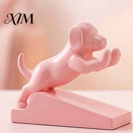 Дверная пробка для щенка, милая пробка, 3D-печатный клин-собака, декоративная остановка для украшения комнаты, нескользящий держатель для спальни, детской, подарок для влюбленных, прочный