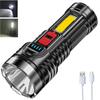 Powerful LED Torch USB Charging High Power COB Waterproof Flashlight Outdoor Camping Long Range Range Lantern