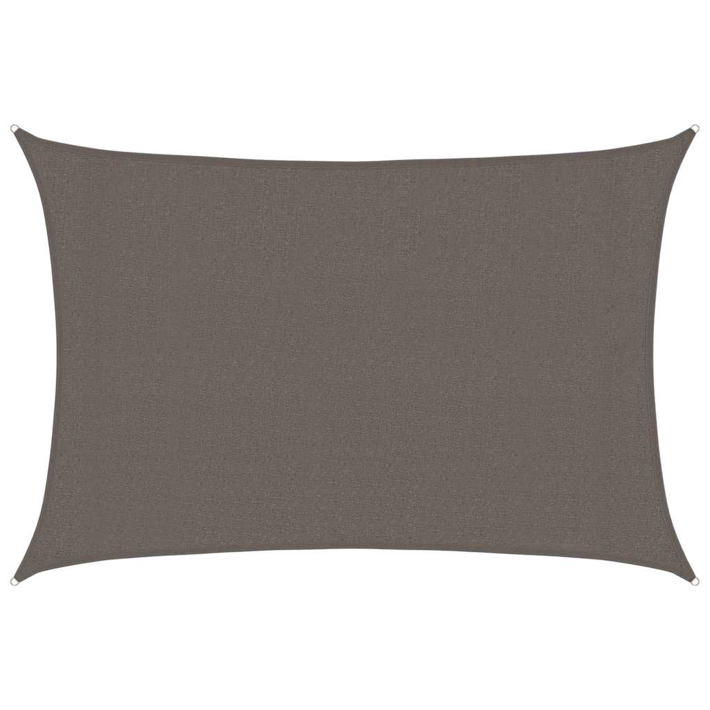 vidaXL Sonnensegel 160 g/m² Anthrazit 3x4 m HDPE