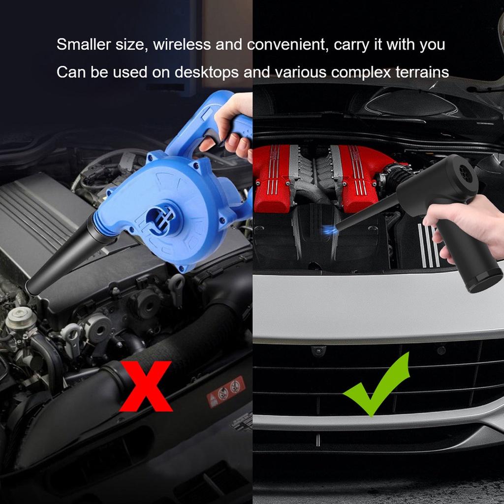 50000 RPM Vacuum Cleaner For Computer Laptop Keyboard Electronics Cleaning Cordless Air Duster Compressed Air Blower