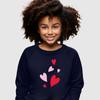 BACK MANY HEARTS Children's Sweatshirt