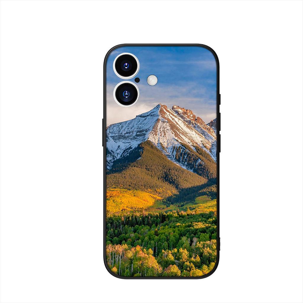 Phone Cover for Samsung Galaxy A55 A54 A25 A36 A17 A26 A35 A33 A34 A14 A37 S8 S9 S20 S21 FE S10 Plus Case Mountain Forest Casing
