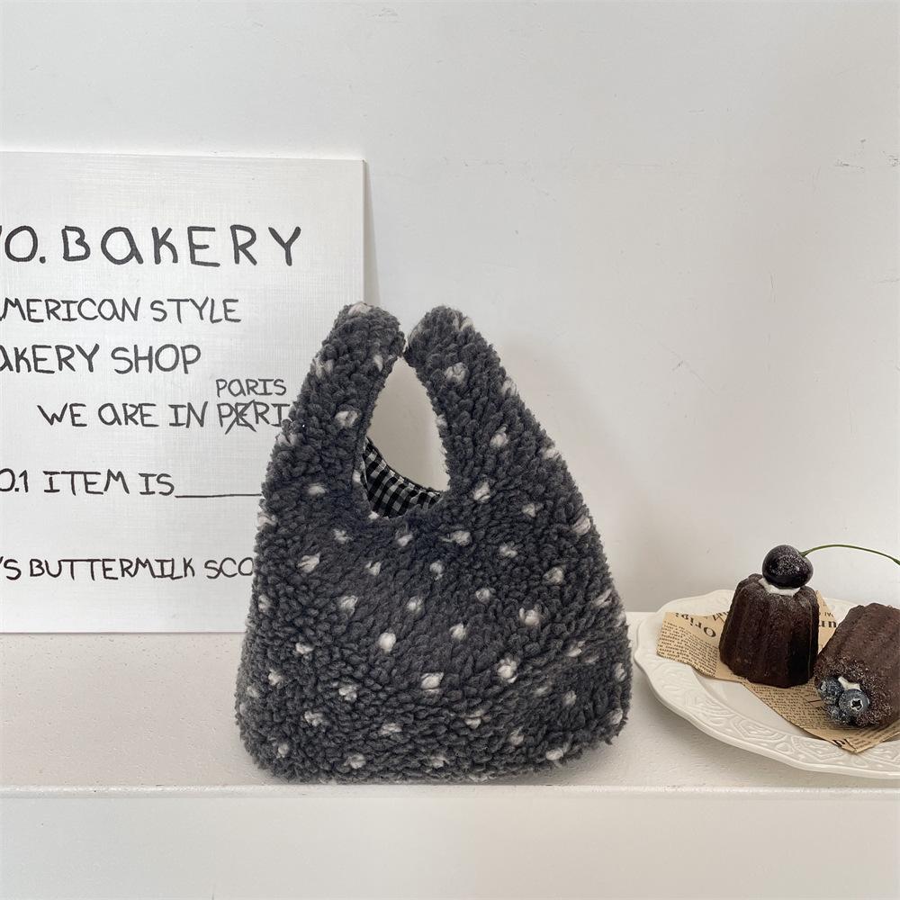 Женский клатч с леопардовым принтом, мягкий плюшевый, осенне-зимний, модная сумочка, тоут, для хранения