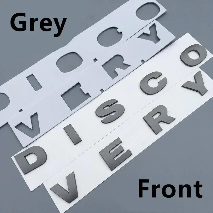 Abs Chrome Car Front Trunk Emblem for Land Rover Discovery 1 2 3 4 5 Auto Hood Bonnet Rear Tailgate Sticker Badge Accessories YU3