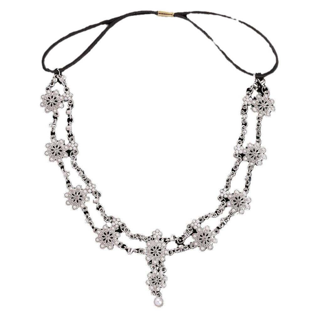 Rhinestone Zircon Forehead, Eyebrow Pendant, Head Chain, Hair Accessories, Headband Mori Fairy Beauty High-End Accessories, Bridal Wedding Headgear.