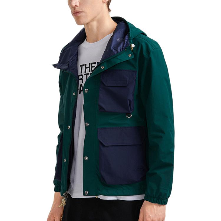 THE NORTH FACE Urban Exploration Waterproof And Windproof Windbreaker Jacket Men's Green NF0A7W7F-9D7