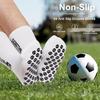 Football Socks Non Slip 3 Pack Sports Grip Socks Men Women Youth White