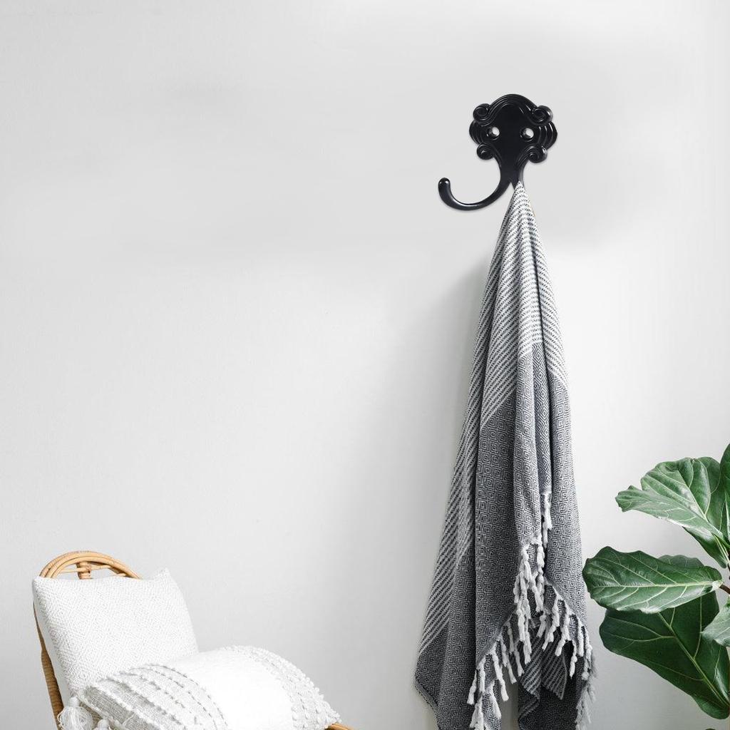 Многоцелевые крючки для одежды, экономящие место, с двойным крючком, настенные, функциональный набор крючков для спальни, гардероба