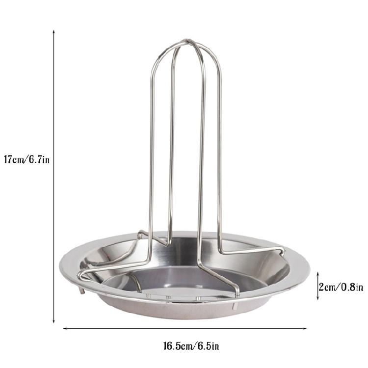Chicken Holder Vertical Roaster Rack Chicken Roast Rack Pan for Grill Oven BBQ