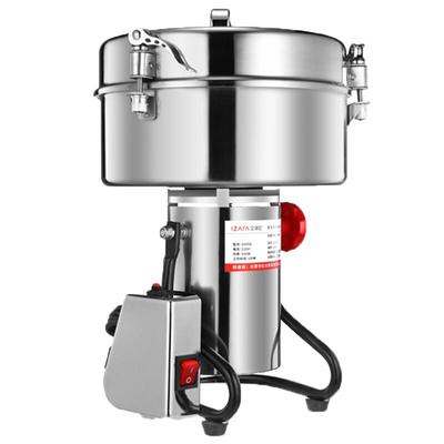 4500G Коммерческая зернодробилка Высокоскоростная 4500W Зерновые Лекарственные Материалы Специи Порошковая Дробилка Кофемолка из Нержавеющей Стали