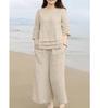 Indian Designer Cotton Slub Kurta Pant Cord Set Women Bollywood Party Wear Top Tunic Kurti Dress