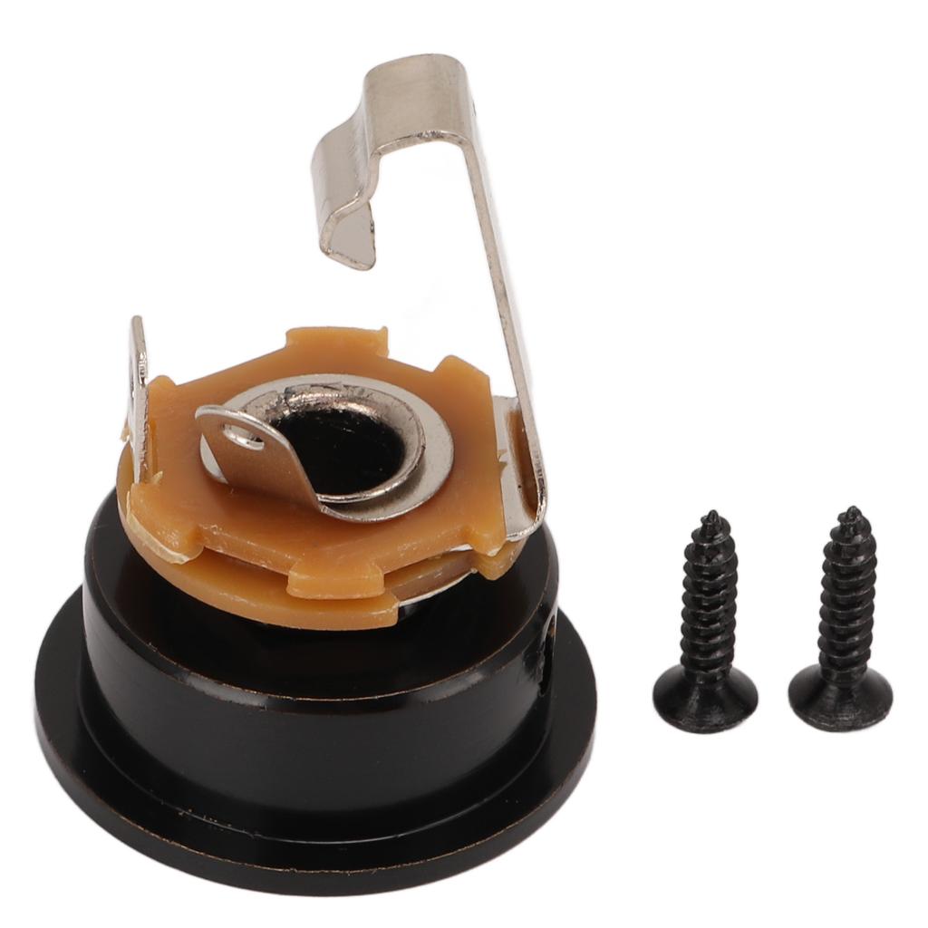 Гитарный стерео выходной разъем утолщенный круглый чашеобразный металлический выходной разъем для электрогитары TL