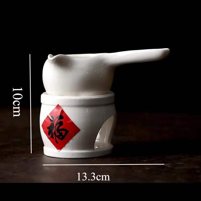 Керамическая защита от ожогов ручная благовонница белая подогреватель для свечи клуб салон красоты лампа для эфирного масла благословение подогреватель для чая домашний декор