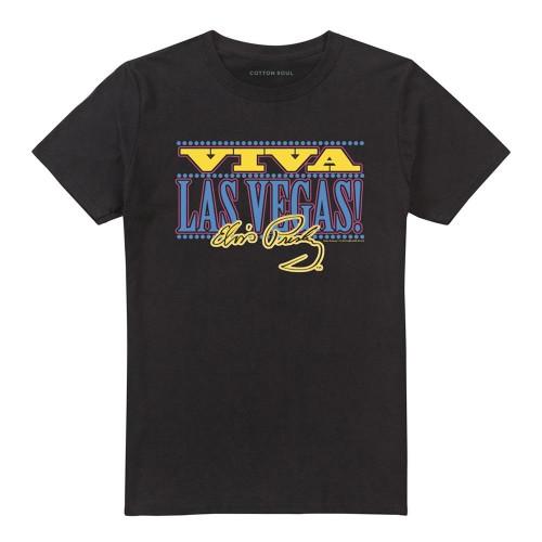 Elvis Presley Unisex Adult Viva Las Vegas Long-Sleeved T-Shirt