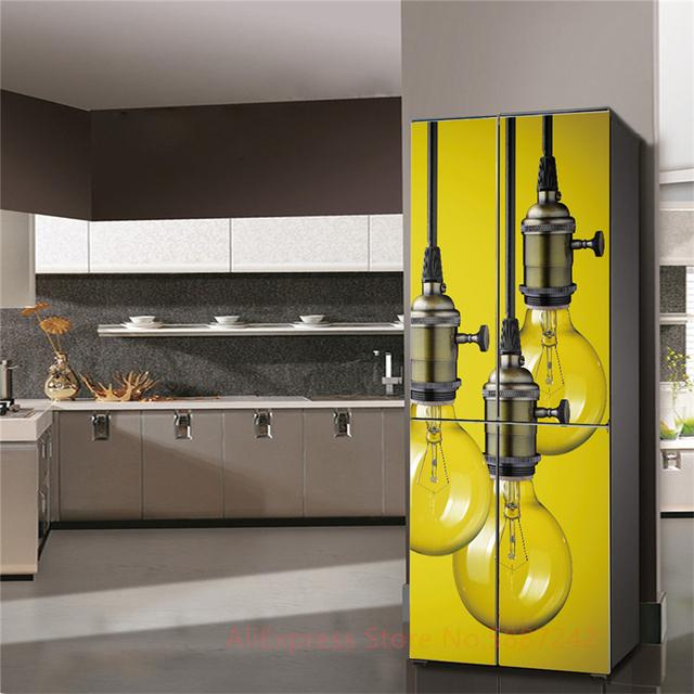 3D наклейка на холодильник, дверная крышка, красное вино, самоклеющаяся пленка, виниловая наклейка на дверь, крышку холодильника, обои, наклейки, ПВХ, искусство