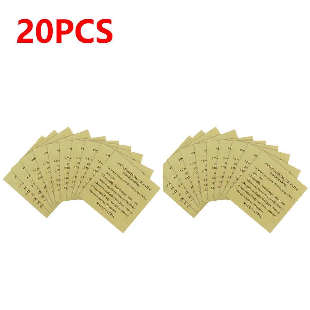 10-100PCS Pool Patch Repair Kit Waterproof Air Mattress Patch Kit Sturdy Waterproof Air Mattress Patch Kit Self Adhesive Pvc