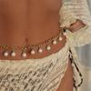 1 шт. Элегантная летняя пляжная поясная цепочка с подвеской в виде жемчужины-капли воды, женское украшение для тела