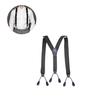 Men's Suspenders with Fashionable Buttons, Durable and Long-lasting Elasticity, Adjustable Elasticity