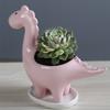 Изысканные цветочные горшки в форме динозавра, керамические мини-горшки для растений, микровазы, бонсай, суккулентные горшки, домашний декор