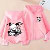 Soft and Cute Pacha Dog Children's Hooded Zipper Hoodie Cute Printed Spring and Autumn Coat Children's Clothing Top for Girls