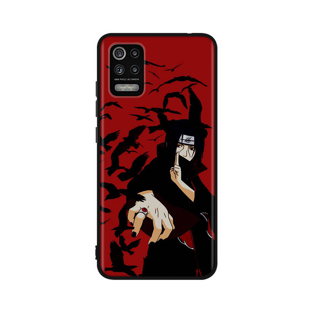 DT19 Naruto Itachi Case for OPPO Reno 8 6 5 4 Pro Find X3 A17 A31 A38 A40 A53 A54 A55 A74 A76 A78 A77 A80 A94 A95 A96 Lite Black Soft Cover
