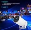 HY300 HD Портативный Мини-проектор с сертификацией PSE, Bluetooth, 5G, Android - Японская версия для Дома и Спальни