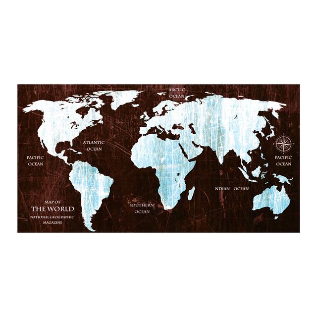 World Map Poster Canvas Painting Picture Print Cuadros Art Decoration Mural For Modern Home Living Room Wall Decor No Frame