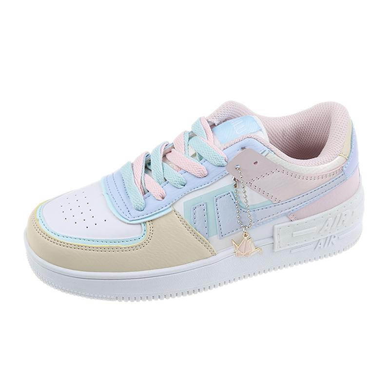 Fashion Women Sneakers Fashion Color Matching Platform Sneakers Women Vintage Vulcanize Spring Summer Casual Flat Tennis Female Footwear