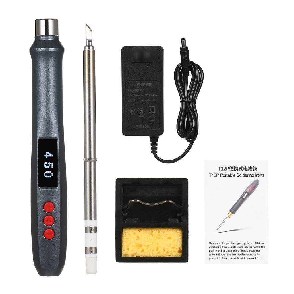 Паяльник T12P, 72 Вт, регулируемая цифровая паяльная станция, оборудование SH72, портативная домашняя электроника