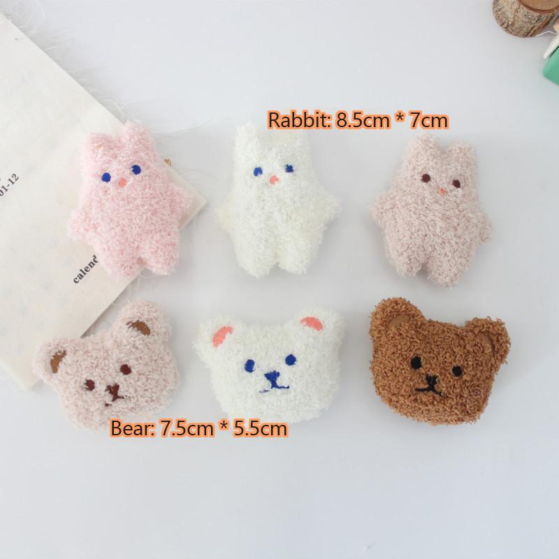 Милая мультяшная плюшевая брошь в виде медведя для девочек, одежда, бейджи, рюкзаки, кулон