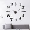 Creative Luminous DIY Wall Clock - Silent, Punch-Free Decorative Clock for Bedroom