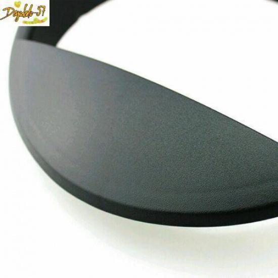 2PCS For 07-16 Jeep Wrangler JK Black Bezels Front Light Headlight Trim Cover
