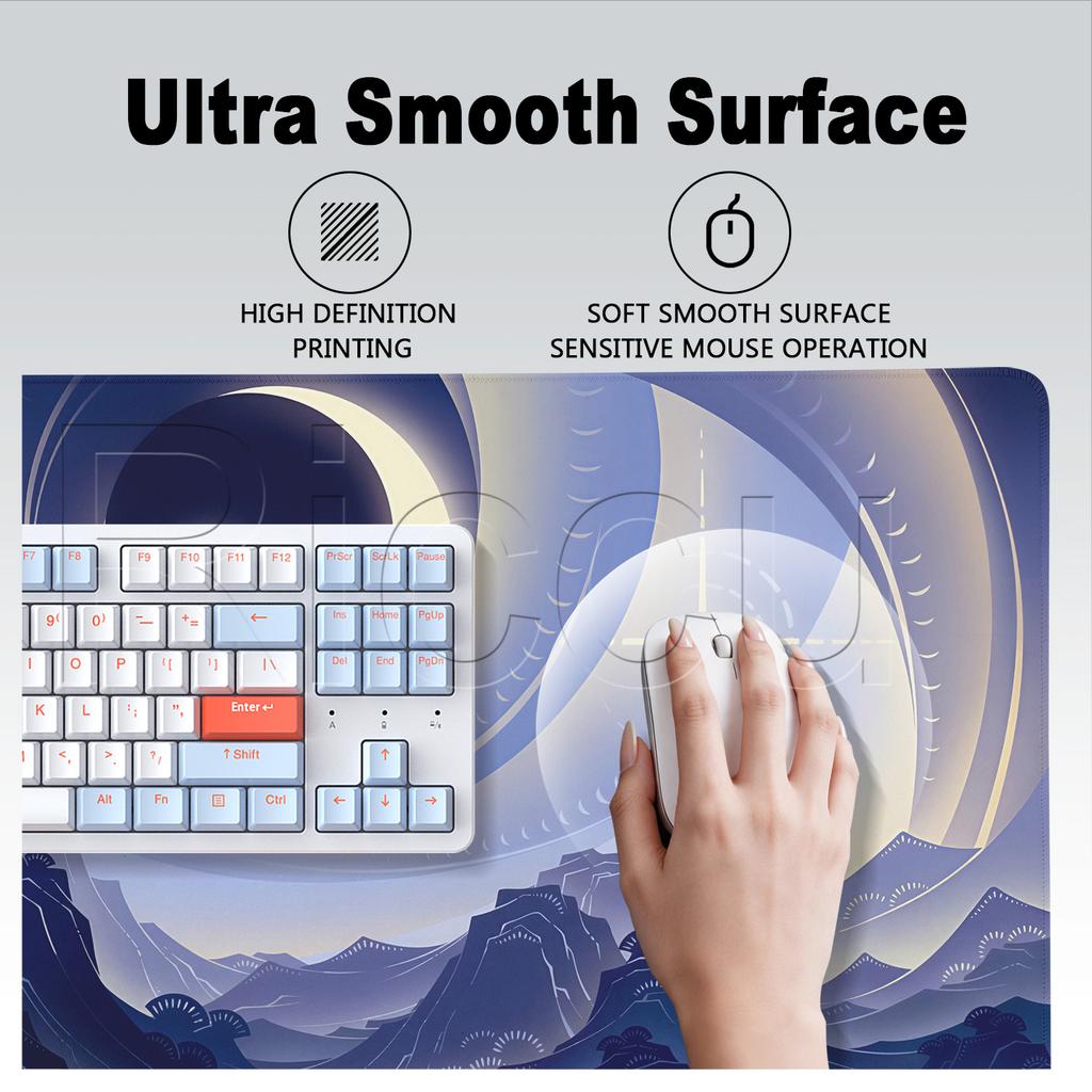 HD Printing Large Desk Mat Office Carpet XXL Mouse pad Chinese zodiac Gaming Keyboard Rubber MousePad Extended protective Pads