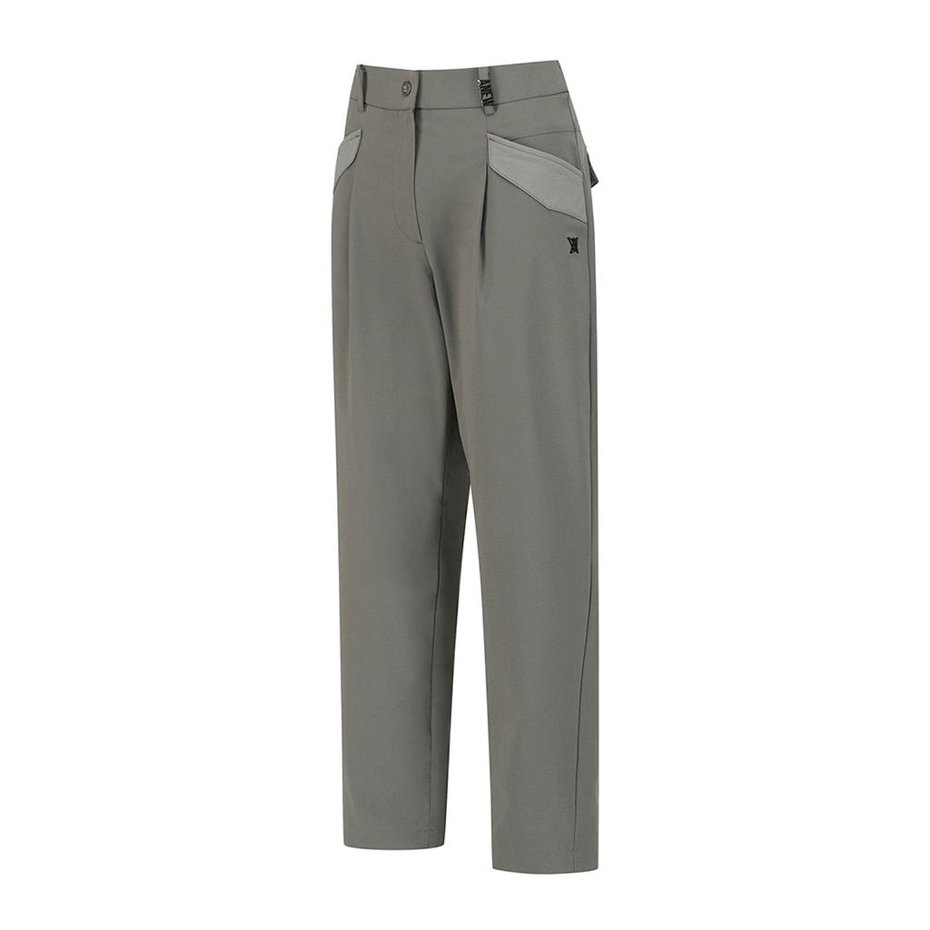 ANEW GOLF Women Tapered Zip Point Pants_Kh