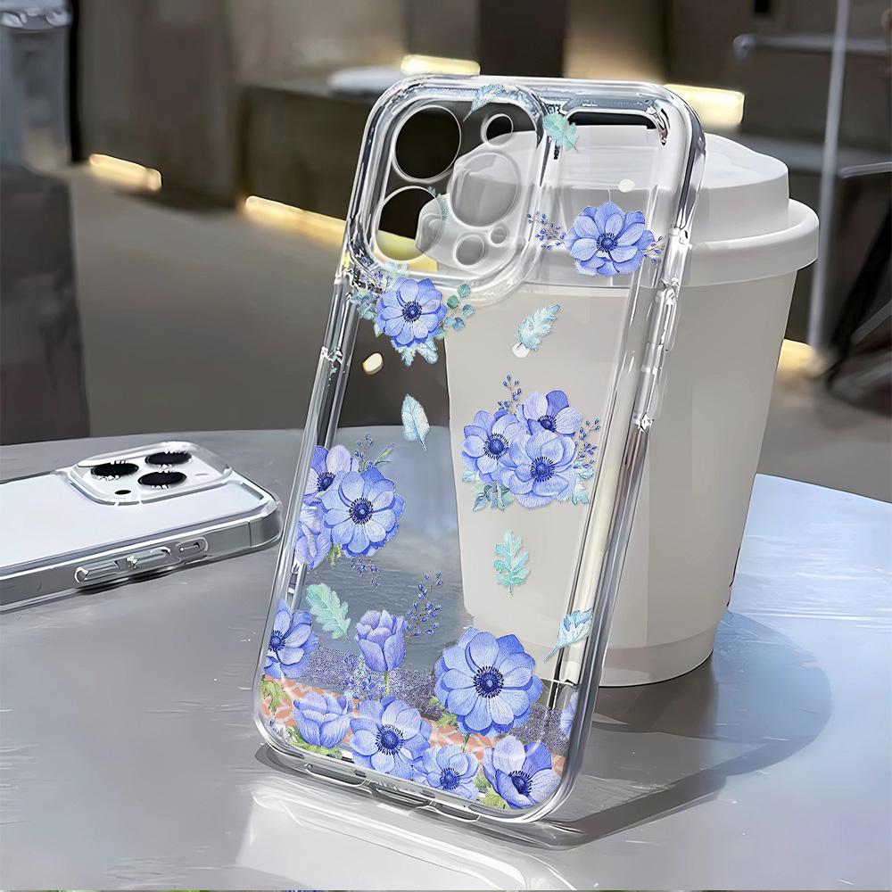 Чехол для телефона с цветком сливы для iPhone 16 Pro 15 14 Plus 13 12 11 17 Pro Max 17 Air 17 Pro Ударопрочный чехол