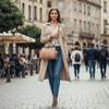 Модная женская сумка-клатч - Мини-сумка через плечо для вечеринок, свиданий и повседневной носки, Легкая и компактная конструкция