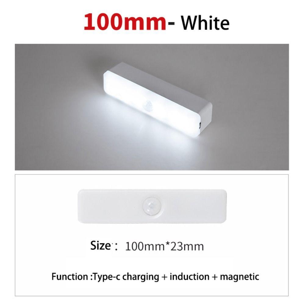 Backlight Motion Sensor Light Wireless Detector Light Rechargeable Closet Night Lamp  Bedroom