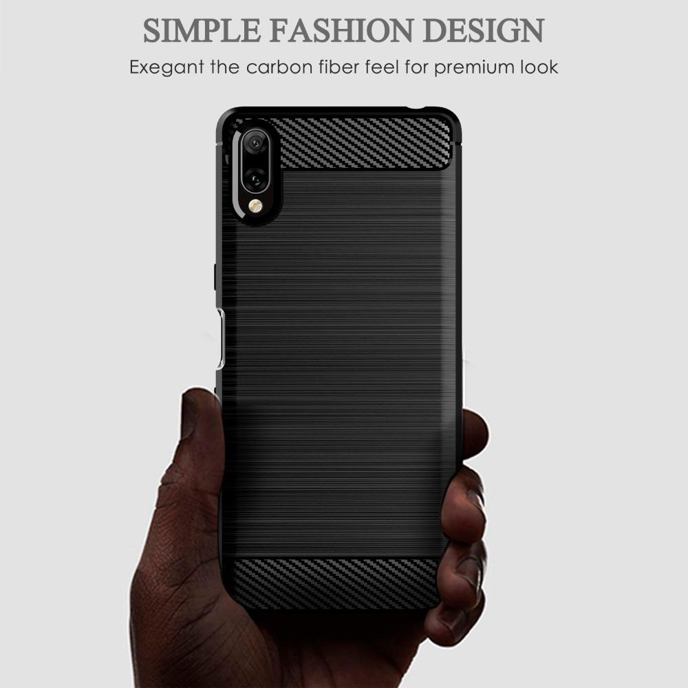 Brushed Texture Case For Sony Xperia 10 1 IV Iii 5 Ii Lite L3 L2 L1 Plus 8 XA1 Ultra XA2 XA3 XA4 XZ4 XZ5 XZ3 Cover Carbon Case