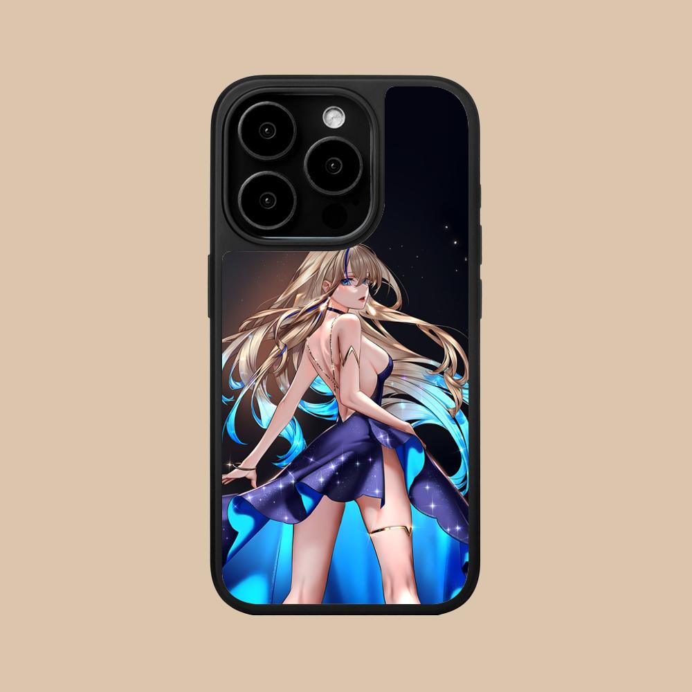 HSR Serval Матовая поверхность Чехол для мобильного телефона для iPhone 17 16 15 14 13 12 11 Air Pro Max Plus Цветная крышка