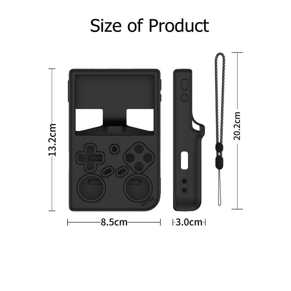 Soft Silicone Skin Cover for RG11XX Pro Handheld Game Console Protective Case with Lanyard Protector Accessories